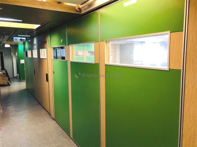 China Foldable Temporary Soundproof Partition Wall With Aluminum Alloy Frame for sale