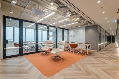 China Sound Isolation Office Glass Partition Walls Office Space Dividers High Strength for sale