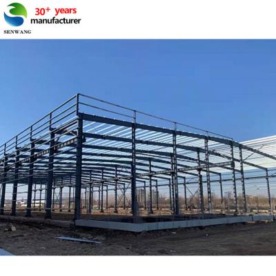 China Customized Prefabricated Steel Structure Workshop Galvanized Steel Sheet Roof Wall for sale
