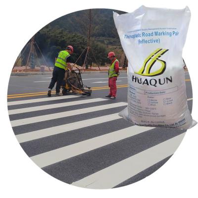 China Standard reflective paint for road marking, hot-melt road marking paint for sale