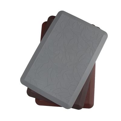 China 2021 Washable Office Comfort Mat Set PVC PU Kitchen Floor Standing Thick Anti Fatigue Mat for sale