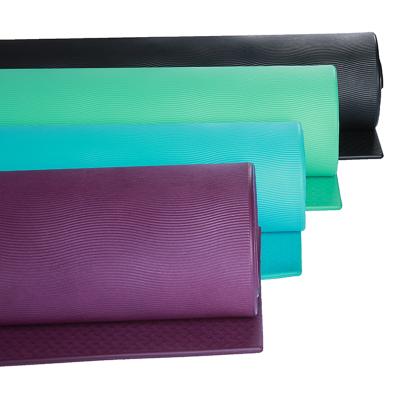 China Custom Colored Anti Fatigue Anti Slip Comfort Natural Rubber PU Eco Friendly Yoga Mat for sale