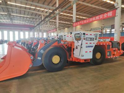 China DERUI 3.5 Cube Underground Loader Grader Dump Truck VOLVO Engine for sale