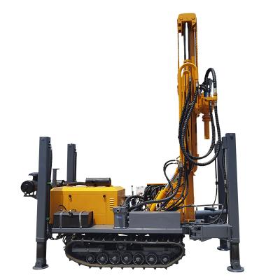 China Construction works Trailer portable drilling rig for water well 180m depth dth water well drilling rig for sale