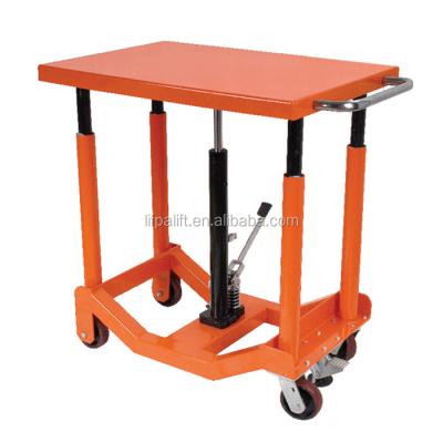 China Building Material Shops 500kg Post Portable Hydraulic Manual Lift Table Scissor Platform for sale