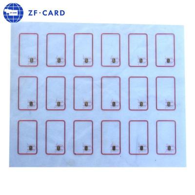 China Programmable Chip Inlay Fudan 1K F08 Prelam Inlay Customized Cards Rfid Chip for sale