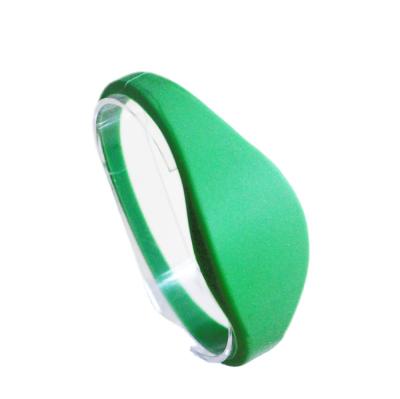 China Access Management Wholesale NFC 125KHz RFID Silicone Tracking Wristband For Event Entrance for sale