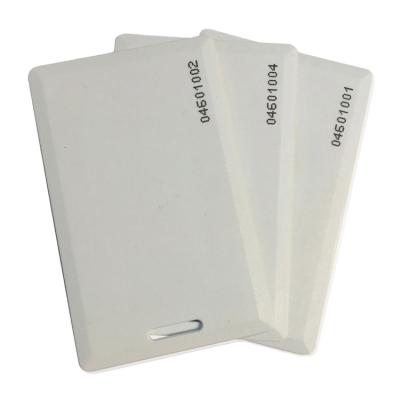 China Competitive Price Waterproof/Waterproof RFID SI Thick Clamshell Card 125KHz Rewrite T5577 Proximity Access Programmable Card for sale