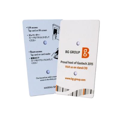 China Waterproof / Classic 1K RFID(R) Waterproof Electronic Hotel MIFARE Key Card With Good Price for sale
