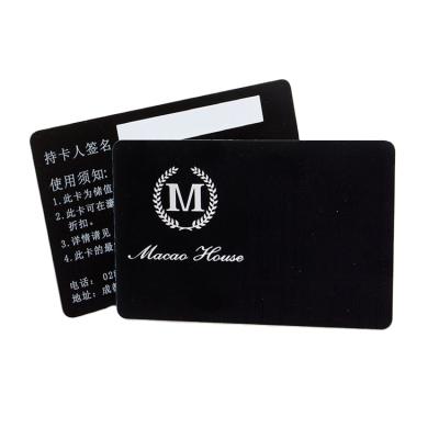 China Contactless NFC Business Card Waterproof / Waterproof Matte Black RFID NFC Card for sale