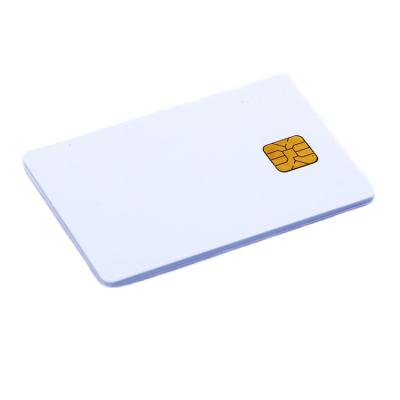 China White Programmable Rfid 4442 IC Contact Card for sale