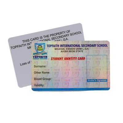 China ID CR80 Quality PVC Visa Credit Card Sticker Free Adhesive Card Blank Stable Printable Plastic Business Waterproof/Waterproof for sale