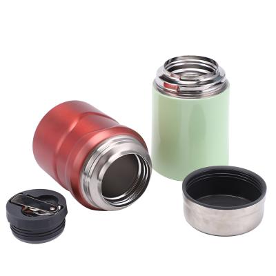 China PORTABLE Custom Vacuum Insulated Double Wall 316 Stainless Steel Insulation Lunch Box for sale
