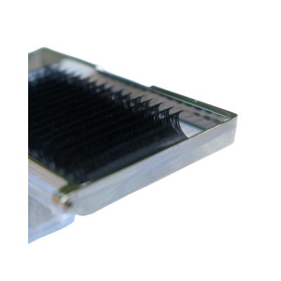 China Natural Long 0.15 0.20 flat ultrathin Volume Individual Flat Lashes Shape Matte ultra blackflat Eyelash Extensions for sale