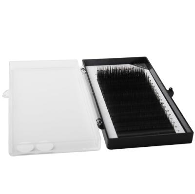 China Natural Long Flat lashes Professional Natural Soft Individual Eyelashes Tray J B C CC D DD Curl Eyelashes Volume Extensions Lash sample for sale