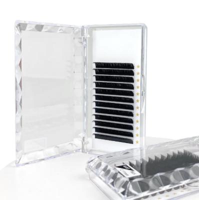 China Natural Long Flat lashes Professional Natural Soft Matte Individual Eyelashes Tray J B C CC D DD Curl Eyelashes Volume Extensions Lash for sale