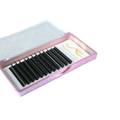China Natural Long sample 0.15 0.20 flat ultrathin Volume Individual Flat Lashes Shape Matte ultra blackflat Eyelash Extensions sample for sale