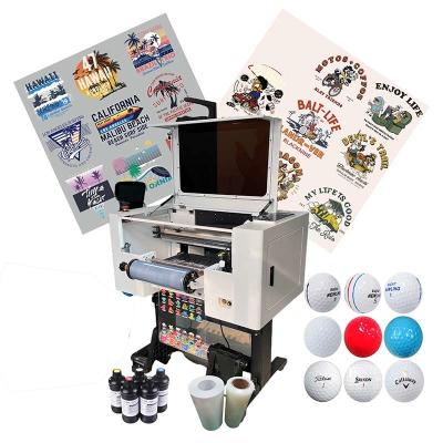 Chine Imprimante UV DTF de 30 cm d'usine Imprimante A3 UV DTF avec stratification pour autocollant à vendre