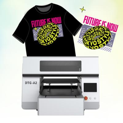China DTG Printer 30cm Width A2 Direct To Garment Machine Cmyk Color Printing for sale