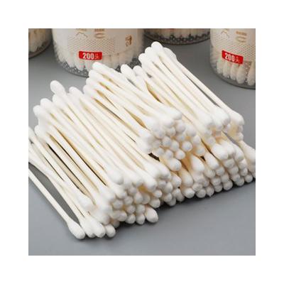 Cina Tamponi di cotone di legno sterili monouso del bastone adatti a macchina di pulizia in vendita