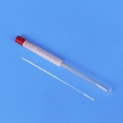 Cina Stick Nasale in plastica Stick Nylon floccato per gola medica Tampone sterile monouso in vendita