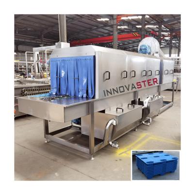 China Performance Industrial Washer for Plastic Basket Pallets Continuous Cleaning in 2021 for sale