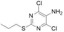 China 145783-15-9 4,6-Dichloro-2-Propylthiopyrimidine-5-Amine C7H9Cl2N3S 808-051-8 zu verkaufen