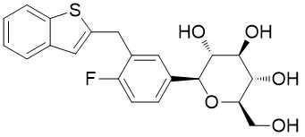 China 761423-87-4 Prolin C21H21FO5S Ipragliflozin Ipragliflozinl zu verkaufen
