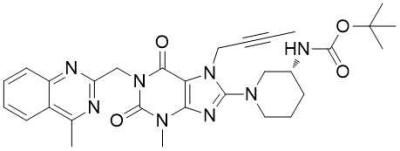 China 668273-75-4 Reinheit Linagliptin N-Boc Verunreinigungs-C30H36N8O4 98% zu verkaufen