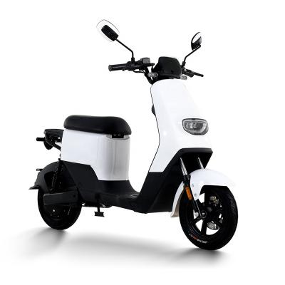 China Cheap High Speed Electric Scooter 48V 12AH Electric Motorcycle With Pedals Disc Brake Max 200KG for sale