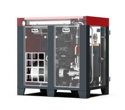 China Sollant 15HP 11kw Lubricated Variable Speed Air Compressor for sale