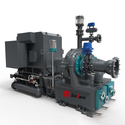 China Lubricated 0.6-16 Bar 980-1600 KW Oil Free High Speed Centrifugal AC Power Air Compressor Price for sale