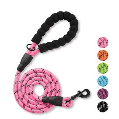 China 250*1.2cm Reflective Nylon Rope Dog Leash Pet Training Lead for sale