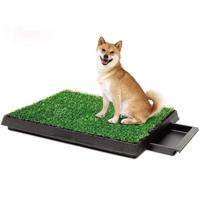 China Puppy Pads Potty Training Grass Toilet Trainer Sustainable Indoor And Outdoor Pad for sale