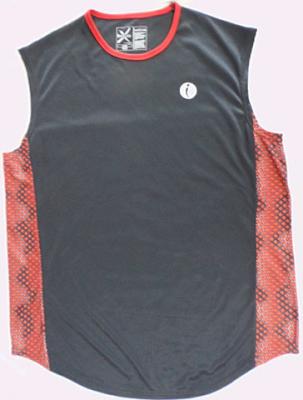 Chine Dessus 100% de réservoir sans manche des hommes de Kintting de polyester d'encolure ras du cou pour le basket-ball à vendre