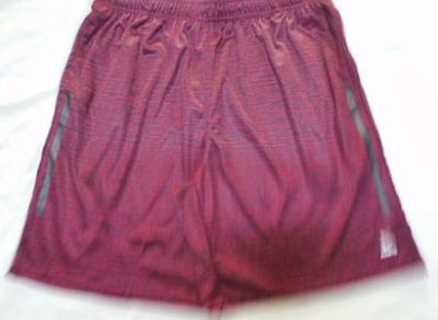 Chine Le bout droit actif Rose Red Knitting Interlock Athletic a adapté des shorts à vendre