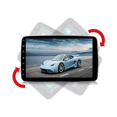 China GPS AIO 1 Din Android Car Stereo with 10 Inch HD Touch Screen Rotatable Folding GPS Navigation with BT, Support Backup Camera for sale