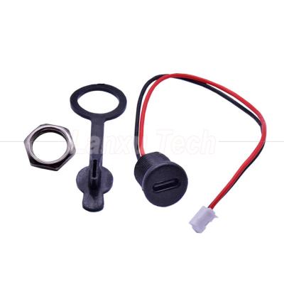 China Waterproof Cap USB Type C Female Socket Jack to 2 Pin PH 2.0 XH 2.54 SH1.0 VH ZH MX Connector Cable for sale