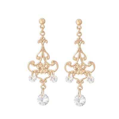 China Wholesale FASHIONABLE Crystal Tassel Drop Earrings Women Bridal Earrings Chandelier Party Jewelry for sale