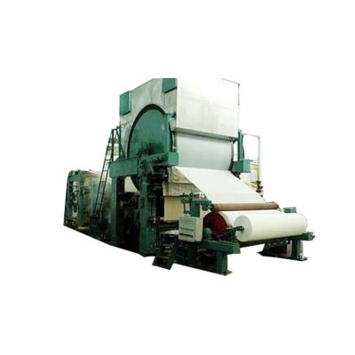 China Small Scale 1880 Mm Automatic Toilet Paper Tissue Paper Plant Making Production Machine High Speed Toilet Paper Machine for sale
