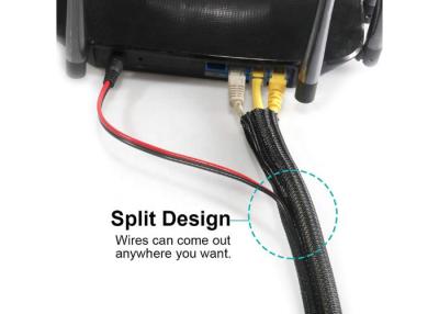 China Polyester der Entflammbarkeits-VW-1 dehnbares umsponnenes Sleeving zu verkaufen