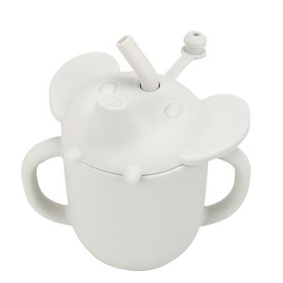 China Multifunctional Leakproof Silicone Sippy Cups for Infants and Toddlers for Small Babies Small Hands for sale