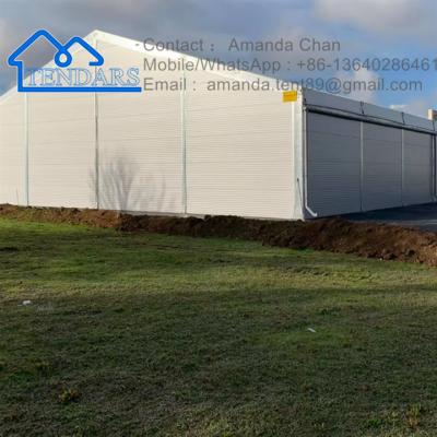 China Custom Color&Size Large Aluminium Frame PVC A Shape Outdoor Storage Tent For Sale for sale