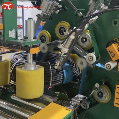 中国 自動横のホースのコイルの包む機械 販売のため