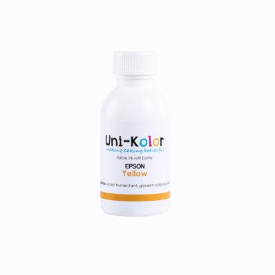 Κίνα Κίτρινη 100ML της ΕΕ τυποποιημένη Epson εδώδιμη μελανιού ικανότητα διήθησης μπουκαλιών ισχυρή προς πώληση
