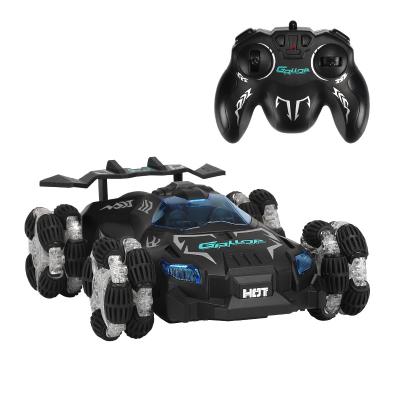 China 4 Double Side 360 Wheel Flip Car Toys 2.4Ghz 4wd Remote Control Car 2.4Ghz 4wd Remote Control Stunt RC Car 4 Side 360 Drift Sports Car Toy for sale