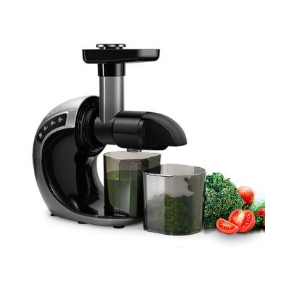 China Low Speed Masticating Juicer Juice Yield Horizontal Slow Juicer Maximum Powerful Hotel Professional 65RPM for sale