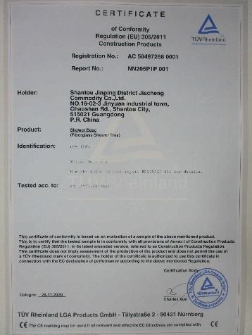 CE - Shantou Jinping District Jiacheng Commodity Co., Ltd.