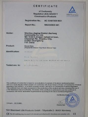 CE - Shantou Jinping District Jiacheng Commodity Co., Ltd.