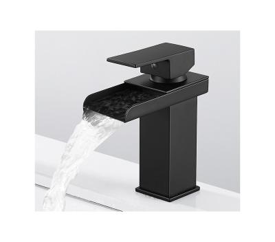 China Metered Faucets Wholesale Brass Black Customized Bathroom Basin Faucet Good Quality for sale